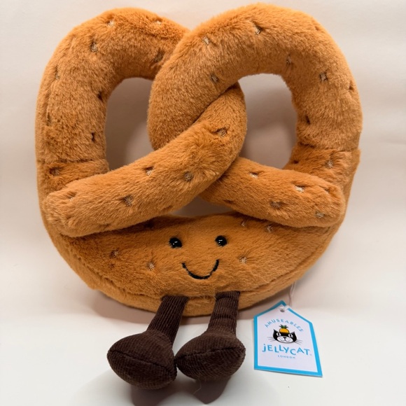 Jellycat amuseables pretzel new with tags - Picture 4 of 9